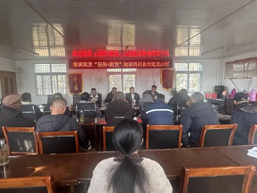 20241224徽商期货合肥分公司走进太湖县龙山村开展“保险+期货”知识培训活动+王宇飞